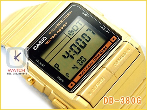 นาฬิกา Casio Data Bank รุ่น DB-380G-1A