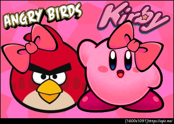 Angry Birds and Kirby