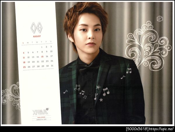 [Pic Scan] EXO 2013 Calendar It's Show Time #Xiumin [Scaned by : kaibaby0114的分] 29P