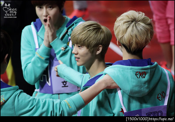 [Pic] 130128 Luhan Tao Suho Chanyeol Sehun at Idol Star Olympic [Deay My Deer] 4P
