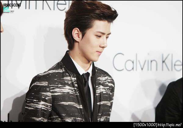 [Pic] 120524 Sehun @ WORLD of Calvin Klein [IRIDESCENT BOY] 3P
