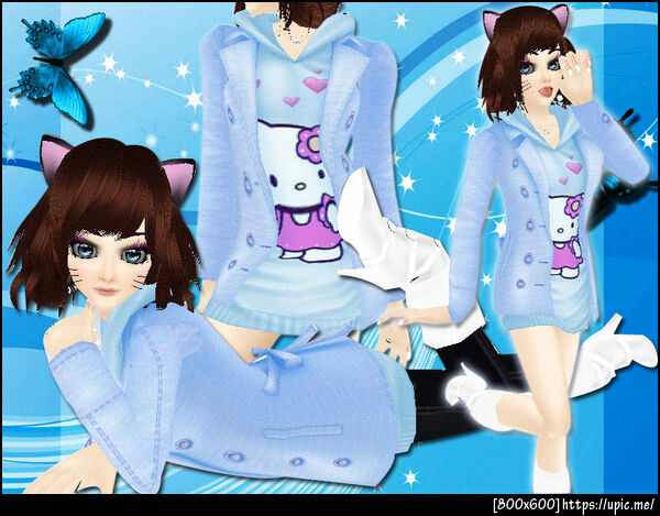bluekittysuit