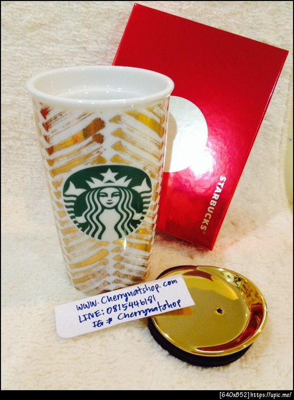StarbuckUSA?#Gold Chevron Double Wall Traveler, 12 fl oz ราคา 2,100บาท พร้อมกล่องของขวัญแดงค่ะ เป็นlimited edition ในBrilliant Collection,Updateแก้วใหม่ๆล่าสุด#ขายStarbucksUSA#StarbucksLimitedEdition#StarbucksUSAรุ่นหายากlimited #ของแท้ทุกใบใหม่ไร้ตำหนิ