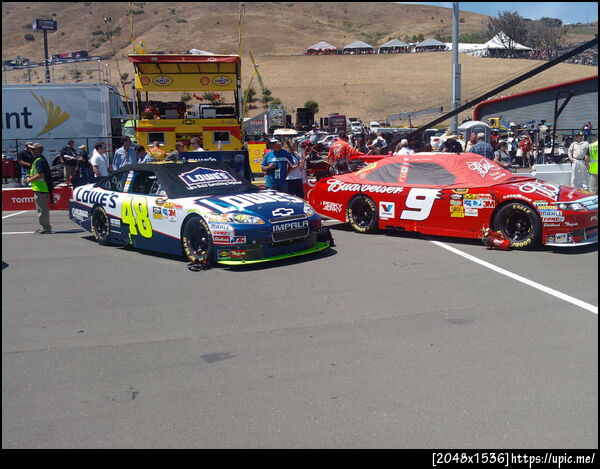 the front row for today's race