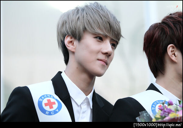 [Pic] 121202 Sehun at Red Cross Youth [Hyper Beat] 45P