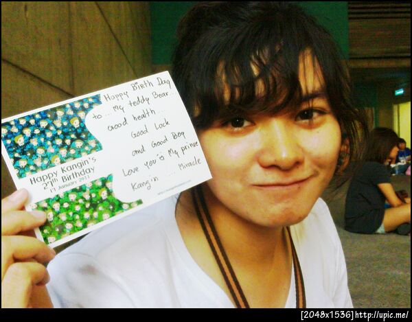 Happy Birth Day Card for Kim Young woon @Impact 