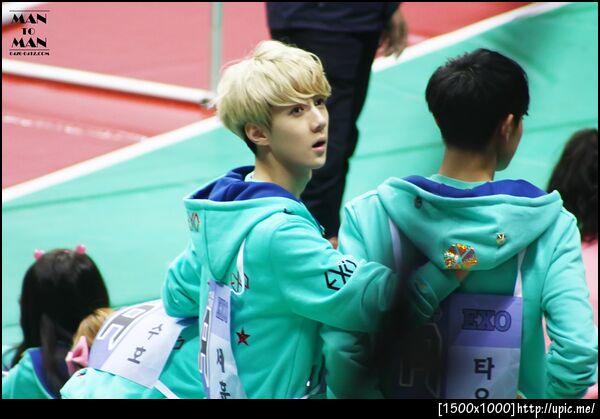[Pic] 130128 Sehun at Idol Star Olympic [Man to Man] 10P ดูหลายรูปกดเลื่อนซ้ายขวา ปุอิ๊ง ๆ :)