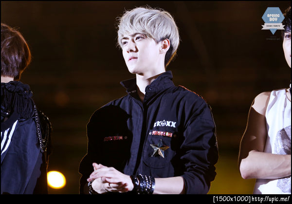 [Pic] 130115 Sehun at Golden Disk Award [SPRING BOY] 10P