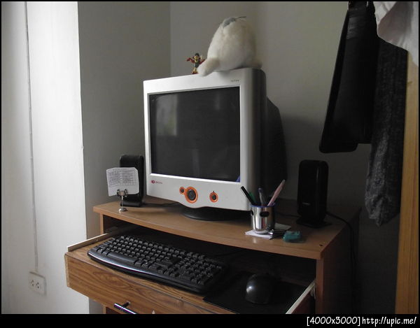 คอมในห้องนอนตัวเอง อันนี้แรงแบบมือสองทั้งชุด จอก็ของบ้านตัวเอง