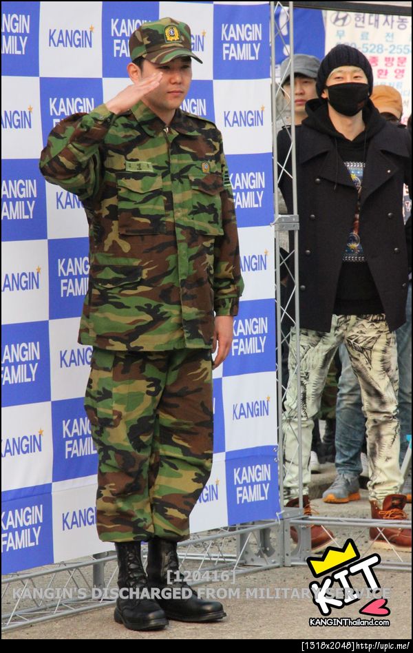 [120416] Kangin's Discharge from Military Service By KIT