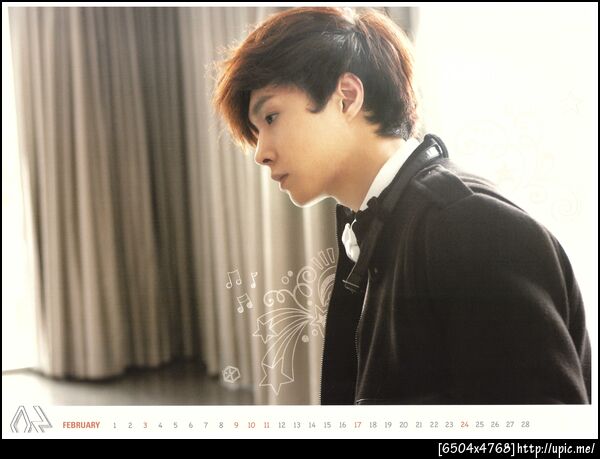 [Pic Scan] EXO 2013 Calendar It's Show Time #Lay [Scaned by : kaibaby0114的分] 29P