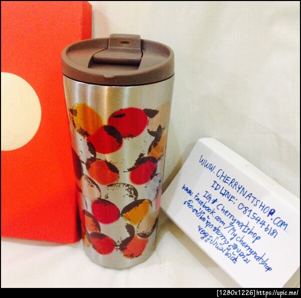 Cherrynatshop,##Starbucks USA Tumbler - Polka Dot, Dot Collection16 Fl Oz Sale!! 1,750บาท พร้อมกล่องของขวัญstarbucksสีแดงวงกลมสีทอง