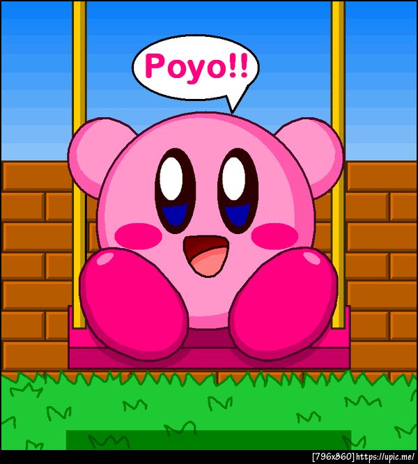 Kirby in Playground