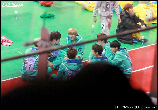 [Pic] 130128 Luhan Tao Suho Chanyeol Baekhyun and Sehun at Idol Star Olympic [EXO1DOZEN] 4P