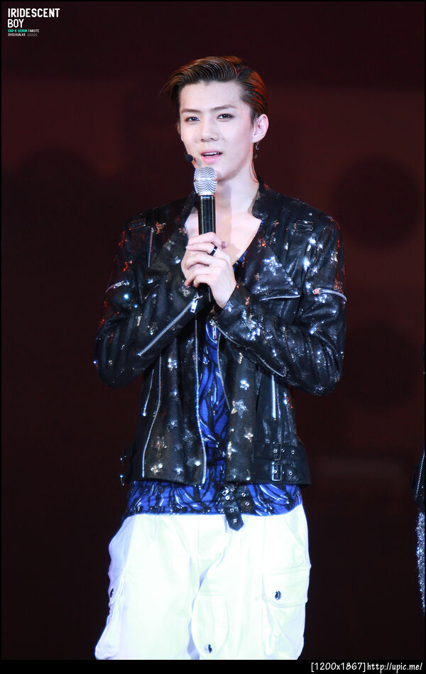 [Pic] 120712 Sehun @ Yeosu EXPO POP festival [IRIDESCENT BOY] 11P 