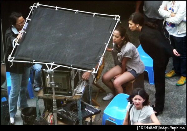 แอริน มาถ่ายละครที่ กสท บางรัก ^_^