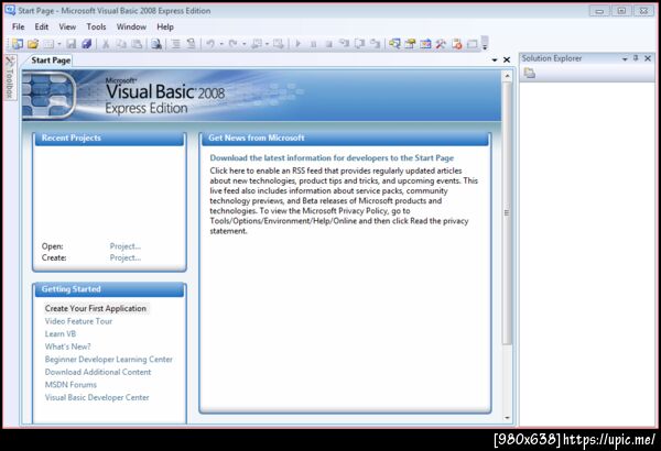 Microsoft Visual Basic 2008 Express Edition
