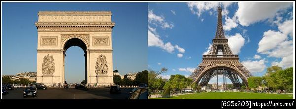 ประตูชัยนโปเลียน 	   (Arc de Triomphe)