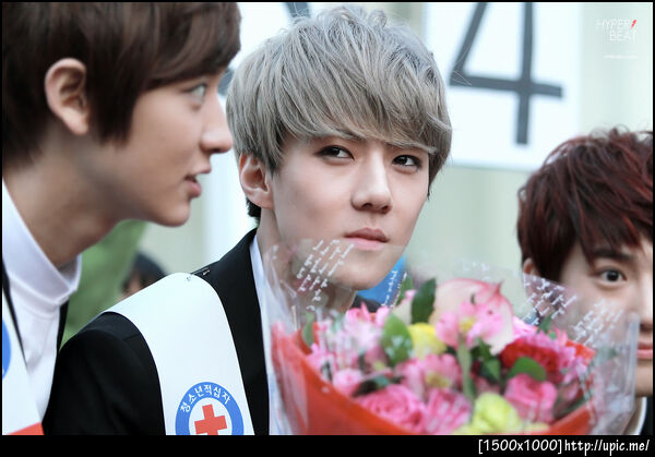 [Pic] 121202 Sehun at Red Cross Youth [Hyper Beat] 45P