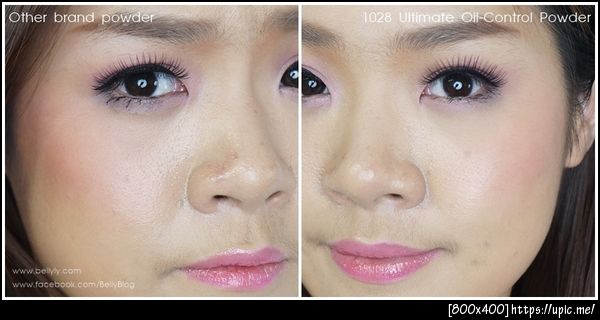รีวิว แป้ง 1028 ultimate oil control powder_before after_bellyly