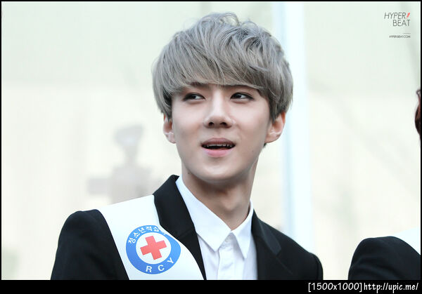 [Pic] 121202 Sehun at Red Cross Youth [Hyper Beat] 45P