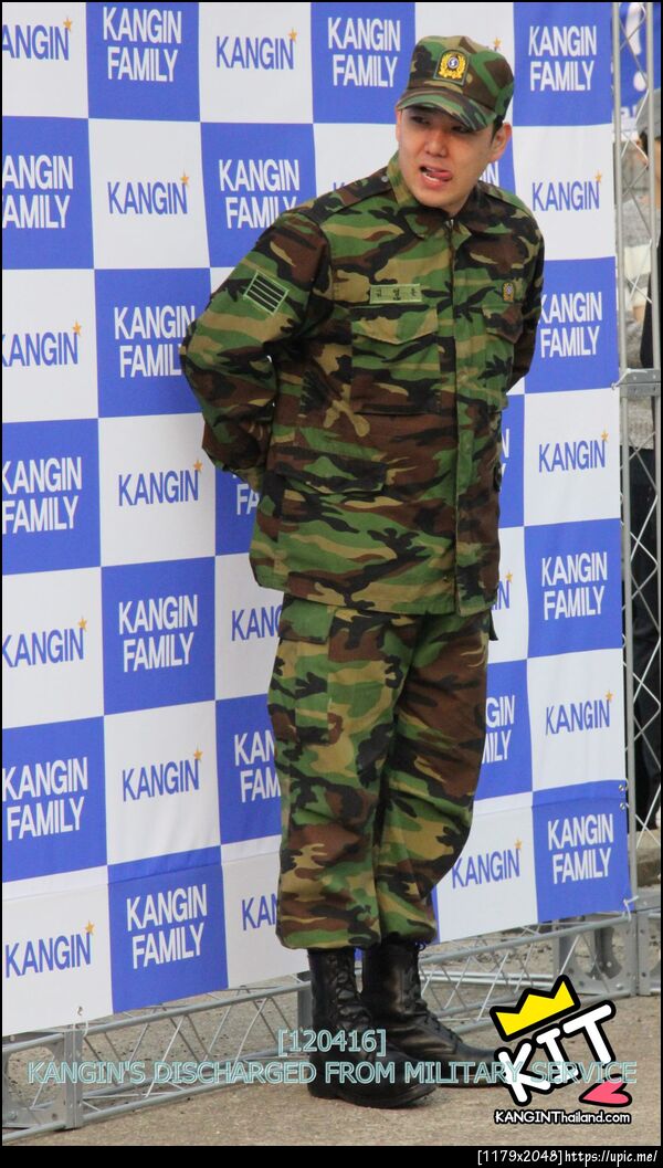 [120416] Kangin's Discharge from Military Service By KIT
