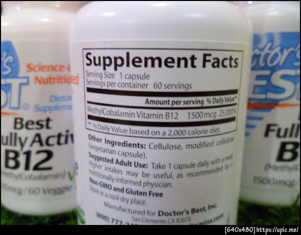 vitaminวิตามินB12ยี่ห้อDoctor's Best:Best Fully Active B12 By Cherrynatshop