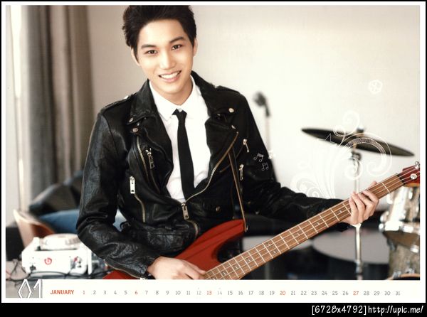 [Pic Scan] EXO 2013 Calendar It's Show Time #Kai [Scaned by : kaibaby0114的分] 29P