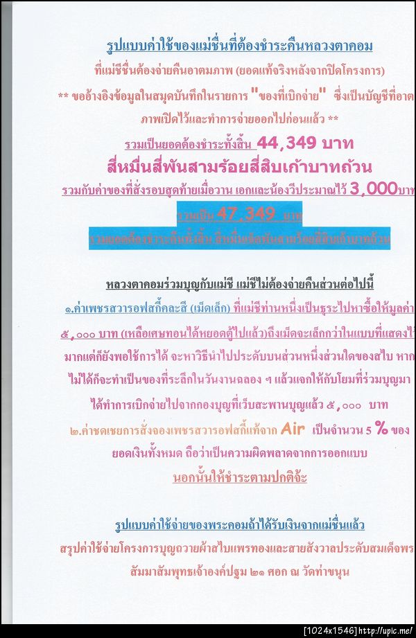 รายจ่ายมุมมองชีชื่น