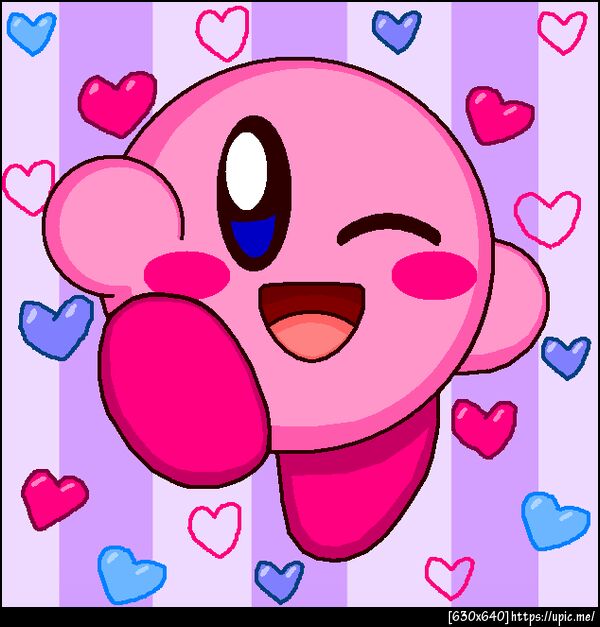 Kirby Wink Cute