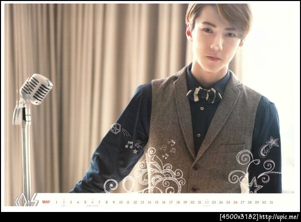[Pic Scan] EXO 2013 Calendar It's Show Time #Sehun [Scaned by : kaibaby0114的分] 29P