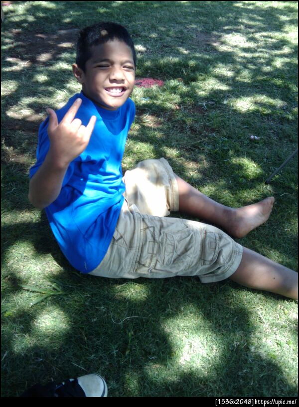 My baby Twin Joshua won for the Blue tm whoo!