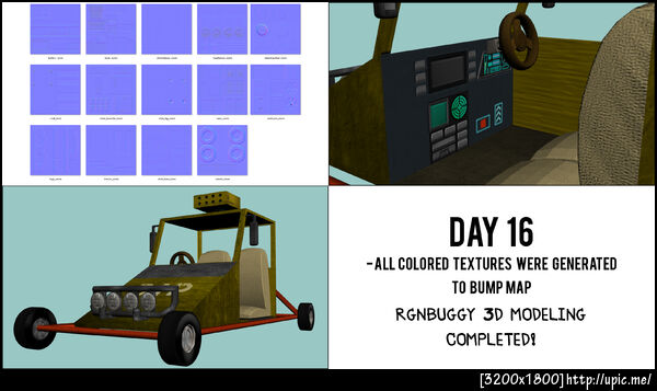 RGN Buggy: Behind the 3D Modeling Day 16 [Final]