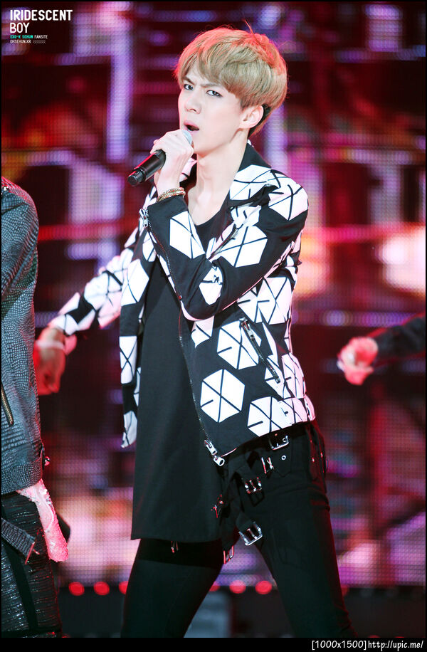 [Pic] 121101 Sehun @ SBS MTV THE SHOW [IRIDESCENT BOY] 14P