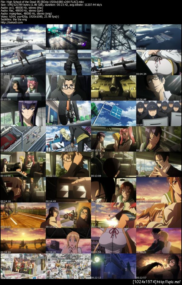High School of the Dead 05 [BDrip 1920x1080 x264 FLAC]