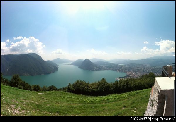 ถ่าย panorama ยากยอด Monte Bre Lugano Switzerland