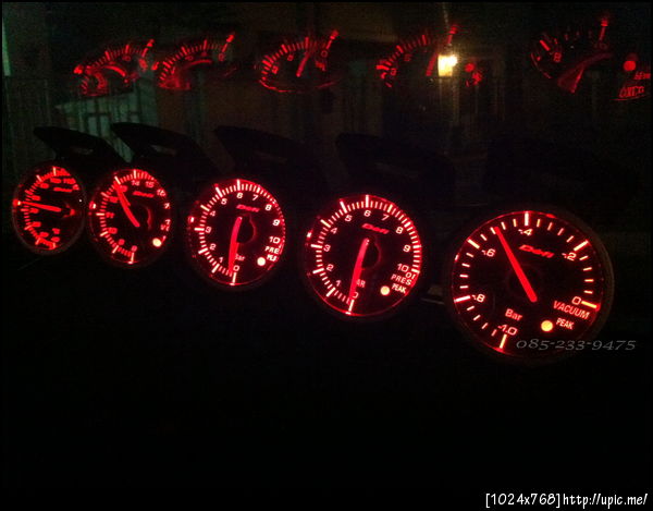 Defi BF ไฟแดง แถมถ้วย หมวก เซนเซอร์ครบ