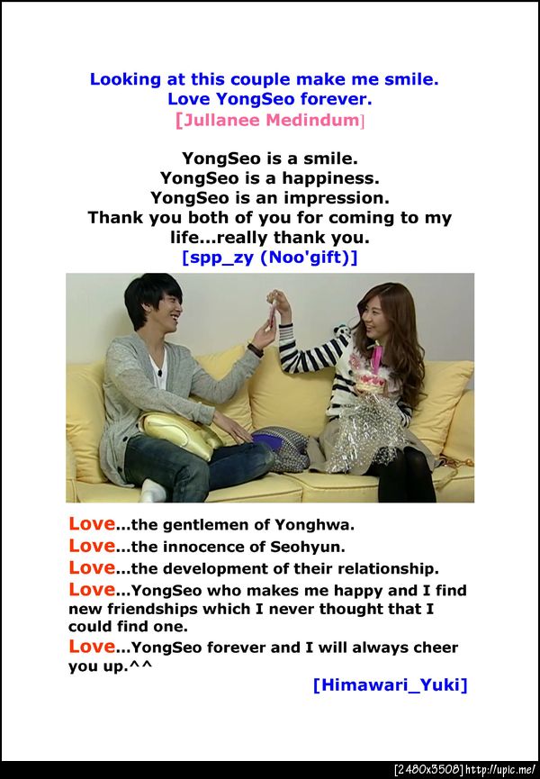 500th day of YongSeo with Our impression, by YongSeo ThaiLand #yongseo500 