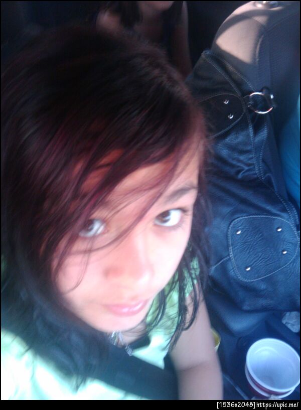 aaahhh new hair. dark cherry 