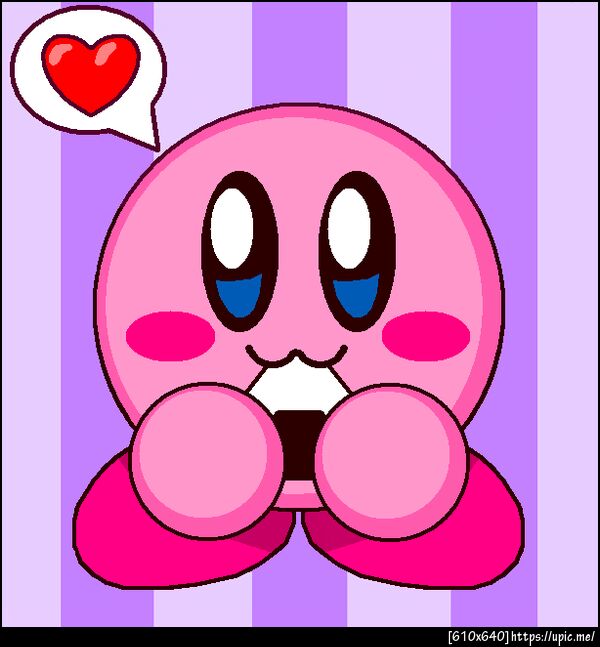 Kirby Eating Riceball