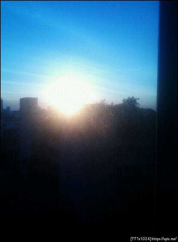 sunrise from my bed