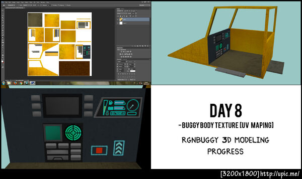 RGN Buggy: Behind the 3D Modeling Day 8