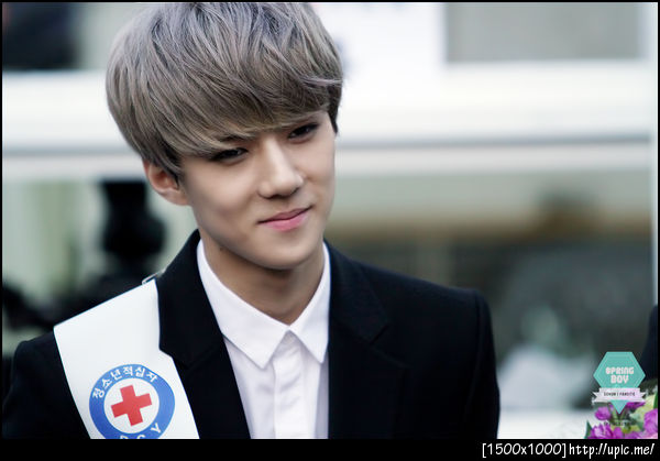 [Pic] 121202 Sehun @ Red Cross Youth [SPRING BOY] 23P
