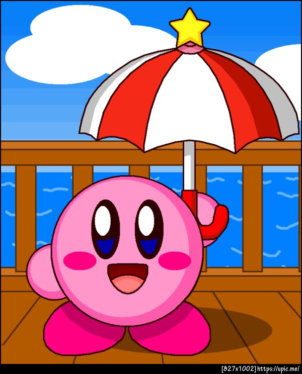 Parasol Kirby In Beach