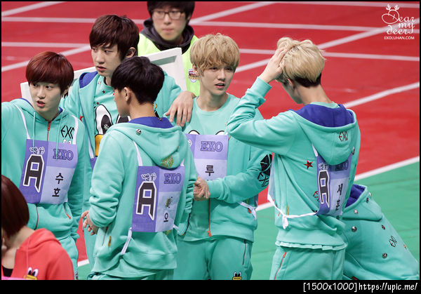 [Pic] 130128 Luhan Tao Suho Chanyeol Sehun at Idol Star Olympic [Deay My Deer] 4P