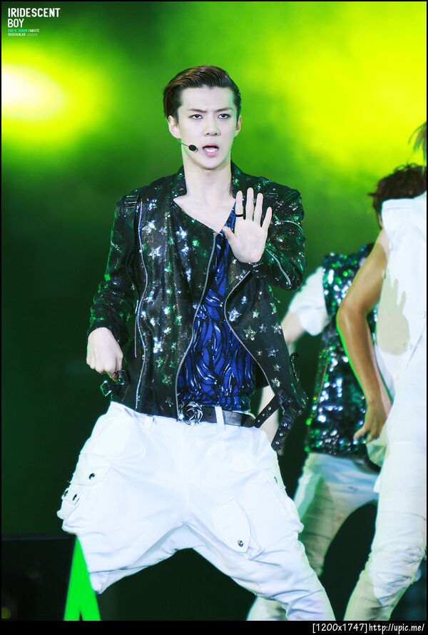 [Pic] 120712 Sehun @ Yeosu EXPO POP festival [IRIDESCENT BOY] 11P 