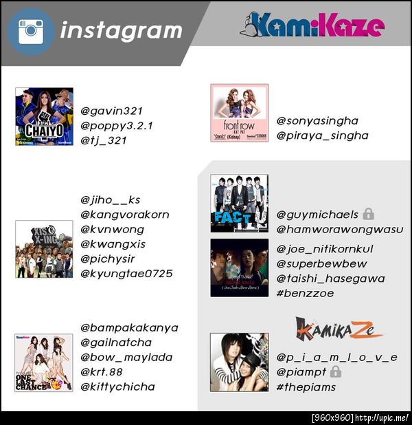 IG Kamikaze 2 Artists