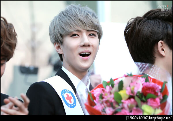 [Pic] 121202 Sehun at Red Cross Youth [Hyper Beat] 45P