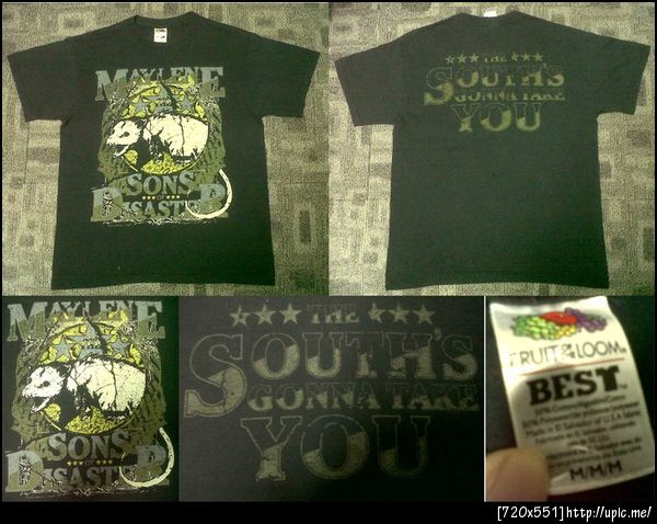 เสื้อวง Maylene and the Sons of Disaster แนว metalcore-Post hardcore สีดำ สกรีนเต็มหน้าหลัง ขนาด อก20.5 ยาว26 ไซท์ M สภาพ87% ราคา 450 บาท