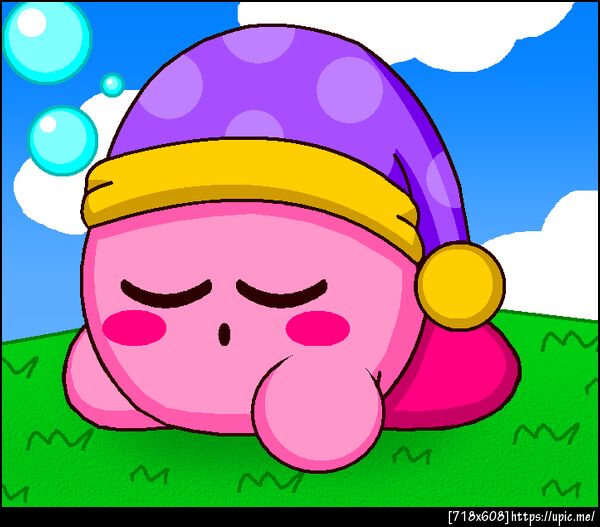 Kirby Sleeping 2